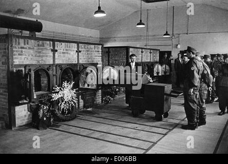 Inauguration of the Buchenwald concentration camp memorial, 1958 Stock Photo