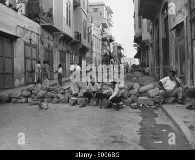 Civil war in Lebanon, 1958 Stock Photo