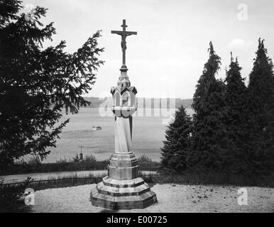 Memorial for Ludwig II. in Bavaria Stock Photo