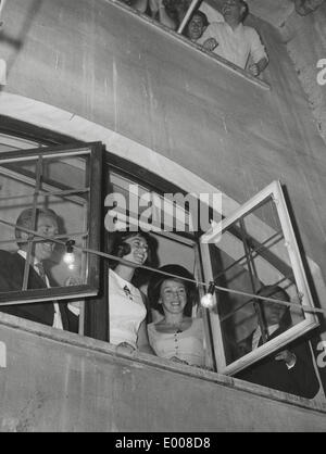 Artists' party in Augsburg, 1967 Stock Photo