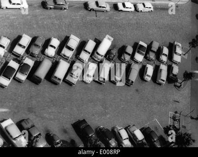 Parking place in Copenhagen, 1964 Stock Photo