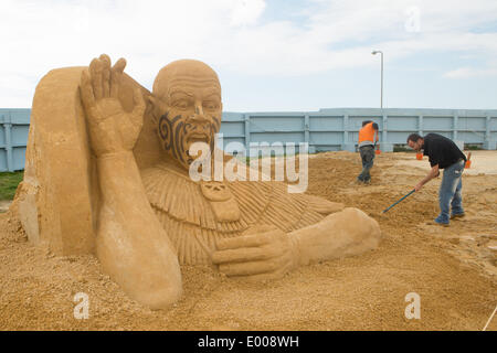 Sand Sculpture Festival Brighton 2014 Stock Photo