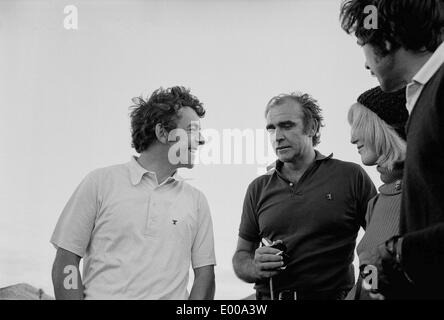 Sean Connery playing golf Stock Photo