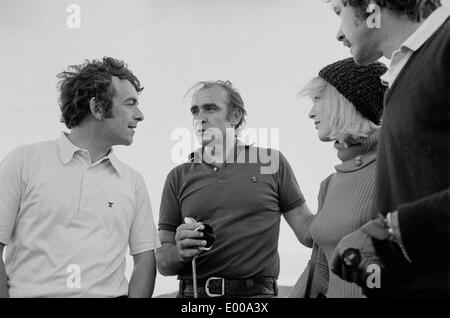 Sean Connery playing golf Stock Photo