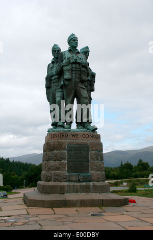 The British Commando Memorial, Lochaber. Image by Kim Craig. Stock Photo