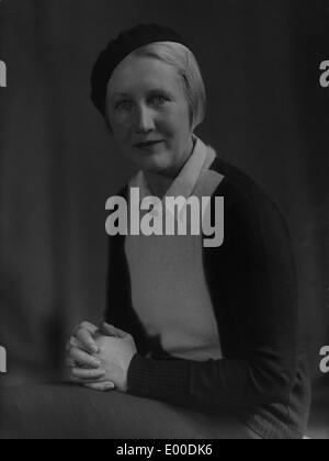 Portrait of a woman, 1935 Stock Photo