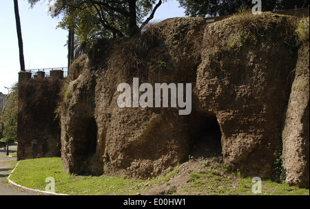 Domus Aurea (Golden House). Villa built by the Emperor Nero after the great fire between 64-68 A.C. Rome. Italy. Stock Photo