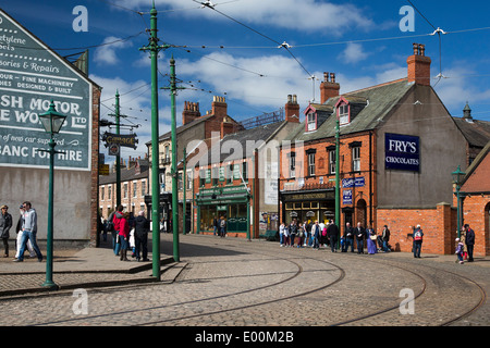 Victorian Village at the Beamish Museum, Durham, England Stock Photo