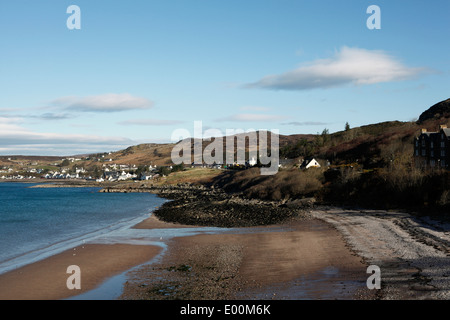 The Beach at Gairloch, Scotland, March 2014 Stock Photo