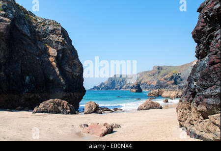 kynance cove, cornwall, uk Stock Photo