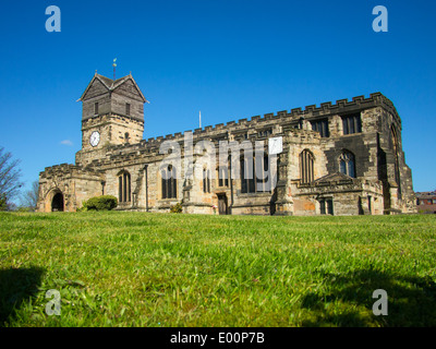 St Leonards church, The Parish church of Middleton in Greater Manchester, England. Consecrated by Thomas Langley in August 1412 Stock Photo