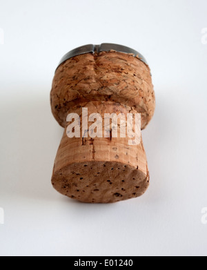 sparkling wine bottle cork Stock Photo