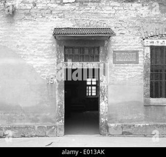 Theresienstadt concentration camp in the Czech Republic, 1969 Stock Photo