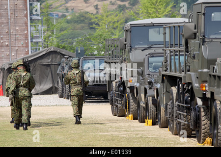 Japanese military base, Japan Self Defense Forces Stock Photo