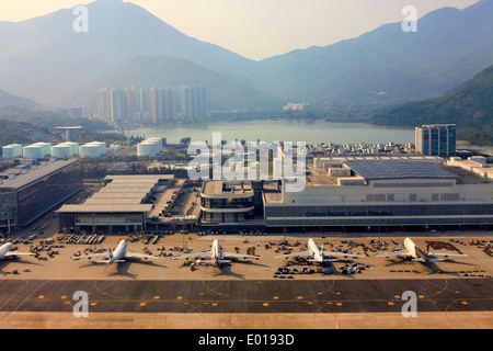 Cathey Pacific plane Stock Photo