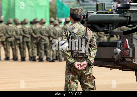 Japanese military base, Japan Self Defense Forces Stock Photo