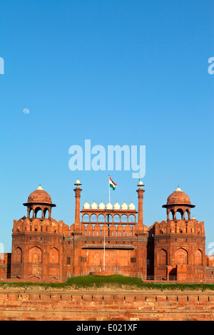The Red Fort, Lal Qila, Old Delhi, India, Stock Photo