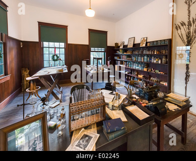 Thomas Edison laboratory. Thomas Edisons's office in the Botanic Research Lab, Edison and Ford Winter Estates, Fort Myers, Florida, USA Stock Photo