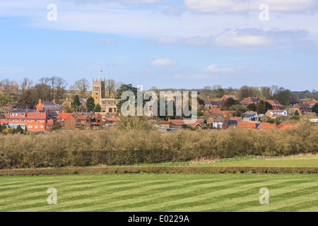 Scalford Village Melton Mowbray Leicestershire looking from south to north Stock Photo