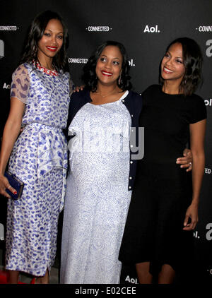 Cisley Saldana Nazario, Mariel Saldana Nazario and Zoe Saldana
