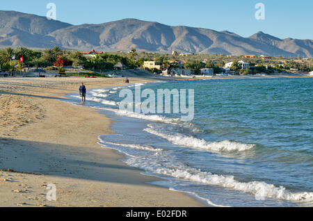 Beach, El Sargento, near La Paz, Baja California, Mexico Stock Photo