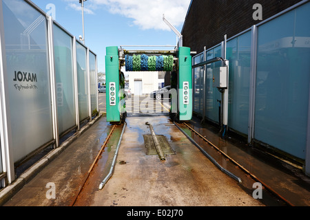 petrol filling station automatic car wash northern ireland Stock Photo