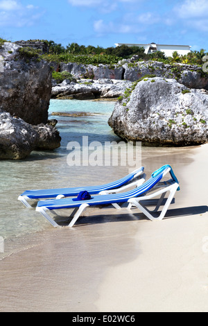 BEACH AT Grand Sirenis Riviera Maya Hotel & Spa. RIVIERA MAYA, MEXICO Stock Photo