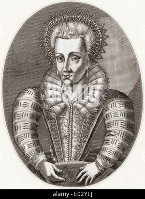 Anne of Denmark, 1574 –1619. Queen consort of Scotland, England and Ireland.