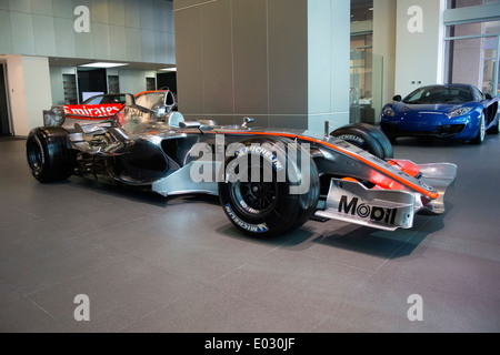 Kimi Raikkonens 2006 McLaren MP4 F1 Racing Car Stock Photo