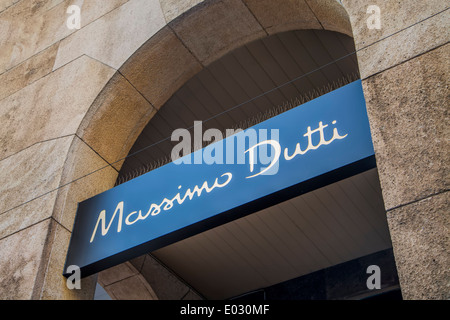 Massimo Dutti shop Stock Photo