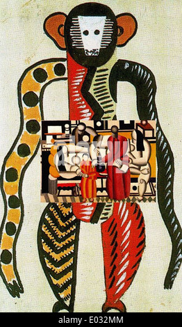 Fernand Leger The Creation of the World the Monkey Stock Photo