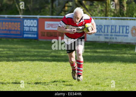 Mature Rugby Player Stock Photo