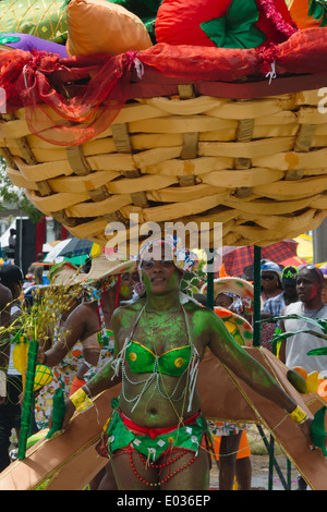 Carnival parade, Georgetown, Guyana Stock Photo