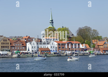 seashore, Kappeln, Baltic Sea Fjord Schlei, Schleswig-Holstein, Germany Stock Photo