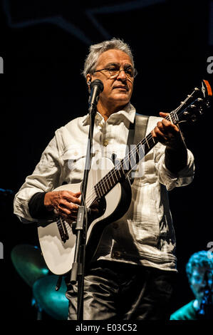 Turin, Italy. 30th Apr, 2014. Torino Jazz Festival Concert of Caetano Veloso . Caetano Veloso Credit:  Realy Easy Star/Alamy Live News Stock Photo