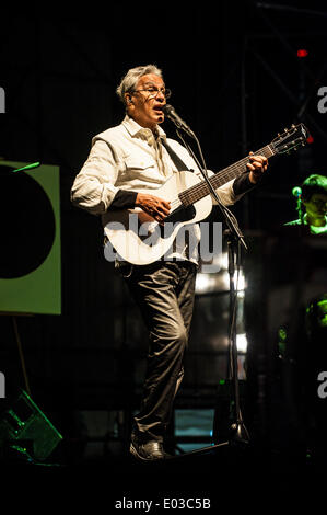 Turin, Italy. 30th Apr, 2014. Torino Jazz Festival Concert of Caetano Veloso - Caetano Veloso Credit:  Realy Easy Star/Alamy Live News Stock Photo