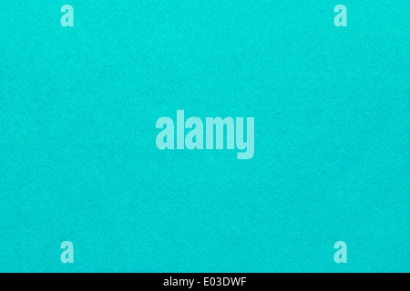 Smooth Aqua Felt Fabric Background Texture Top View. Stock Photo