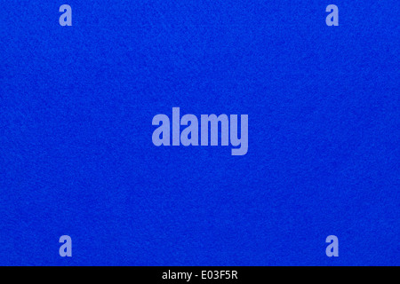 Smooth Blue Felt Fabric Background Texture Top View. Stock Photo