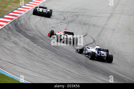 Malaysian Grand Prix at Sepang F1 first circuit in Sepang Stock Photo