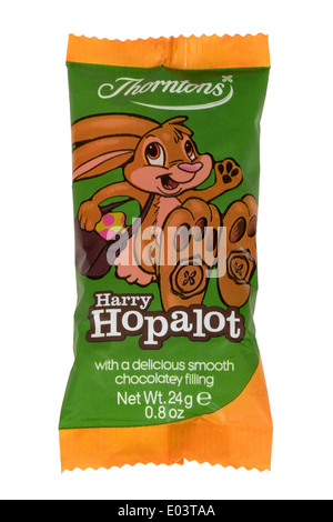 Packet of Thorntons Hopalot Chocolate Easter Bunny Stock Photo