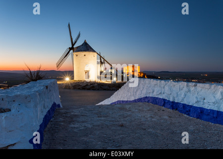 Windmills of Consuegra, Castilla-La Mancha, Spain. Stock Photo