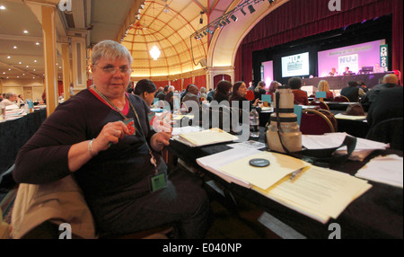 NUJ DM. The Winter Gardens. Eastbourne in Sussex. Di Peasey Nottingham Branch Stock Photo