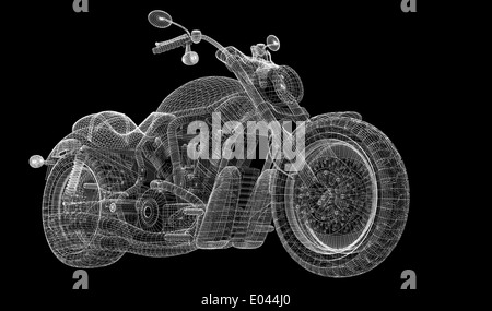 Motorcycle on a background Stock Photo