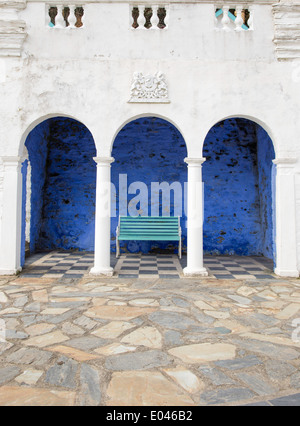 The architecture of Portmeirion  the Italian style village, Gwynedd, North Wales, UK Stock Photo