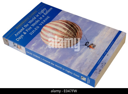 Around the World in Eighty Days by Jules Verne Stock Photo