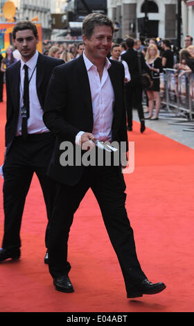 London, UK, UK. 24th July, 2013. Hugh Grant arrives for the London Premiere of 'Alan Partidge: Alpha Papa' at Vue Leicester Square. © Ferdaus Shamim/ZUMA Wire/ZUMAPRESS.com/Alamy Live News Stock Photo