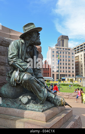 Paul Kruger Statue, Church Square (Kerkplein), Pretoria, Gauteng Province, Republic of South Africa Stock Photo