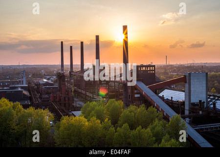 Zollverein coking plant, in use from  1961-1993, now a UNESCO World Heritage Site. Cultural, industrial museum, event location. Stock Photo