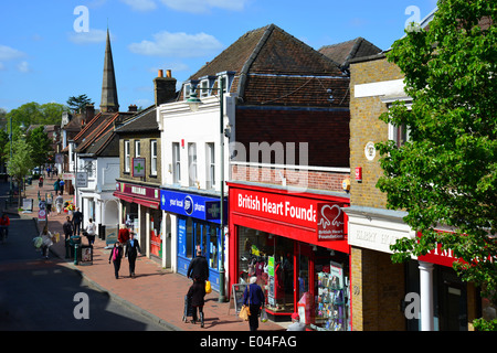 High Street, Egham, Surrey, England, United Kingdom Stock Photo