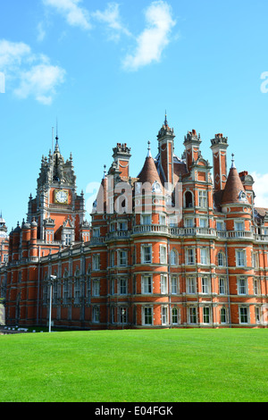 The Founder's Building, Royal Holloway, University of London, Egham, Surrey, England, United Kingdom Stock Photo